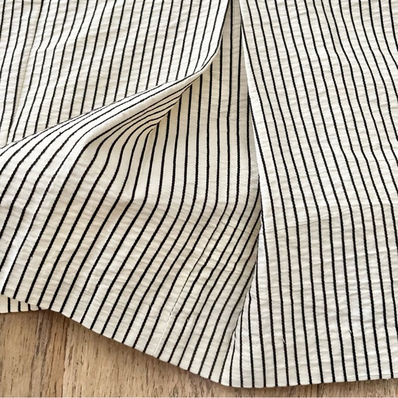 Eva Franco Striped Crisp Pencil Skirt - Picture 5 of 7